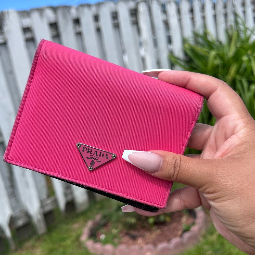 PRADA Fuchsia Nylon Wallet